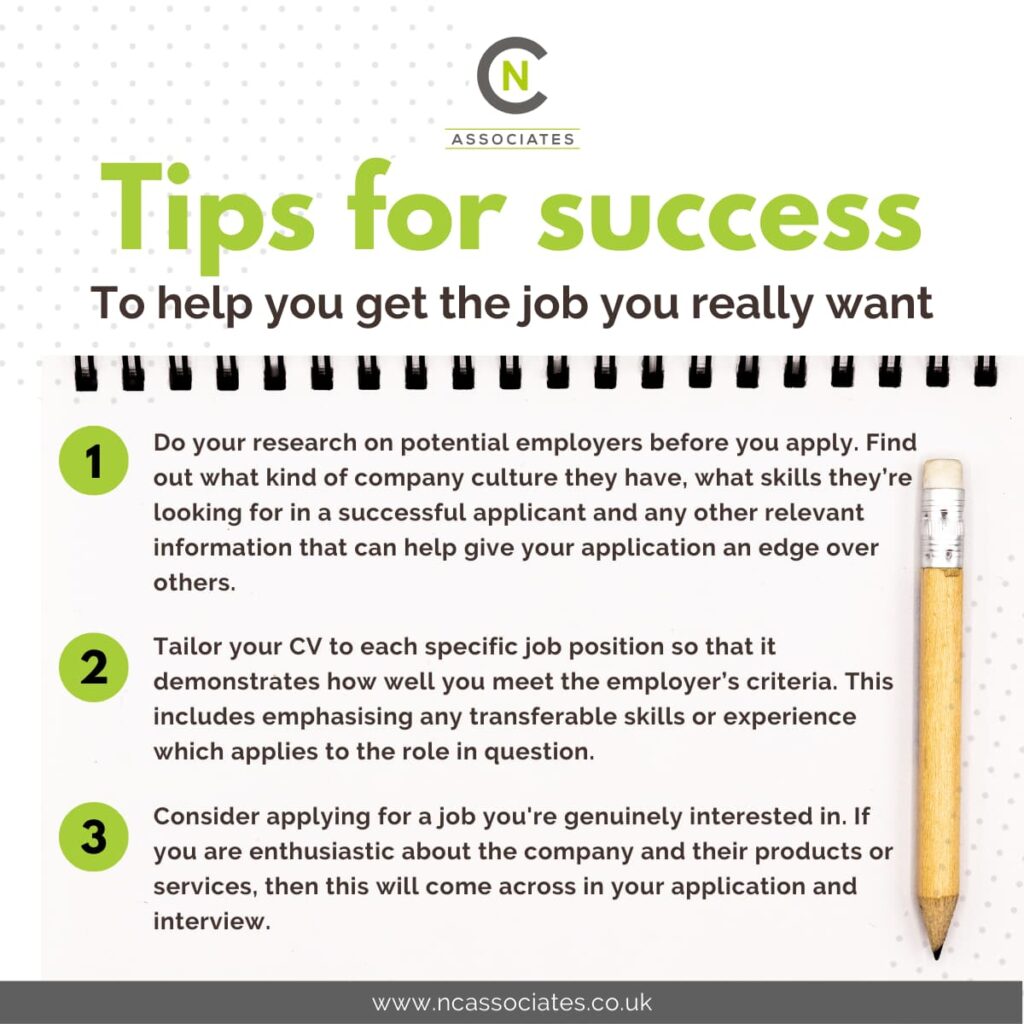 Tips for success